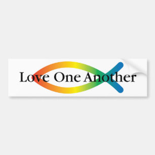 Regenboogvis Bumpersticker