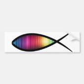 Regenboogvis Bumpersticker (Voorkant)