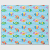 Regenboogvis Cadeaupapier (Vlak)