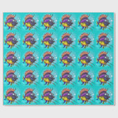 Regenboogvis Cadeaupapier (Vlak)