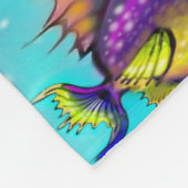 Regenboogvis Fleece Deken (Hoek)