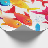 Regenboogvis Frenzy Cadeaupapier (Hoek)