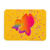 Regenboogvis geel magneet (Horizontaal)