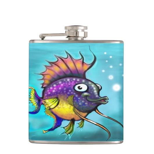 Regenboogvis Heupfles (Voorkant)