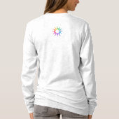 Regenboogvis in oceaan schattig kleurrijk patroon t-shirt (Achterkant)