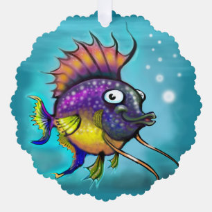 Regenboogvis Ornament Kaart