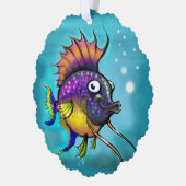 Regenboogvis Ornament Kaart (Links)
