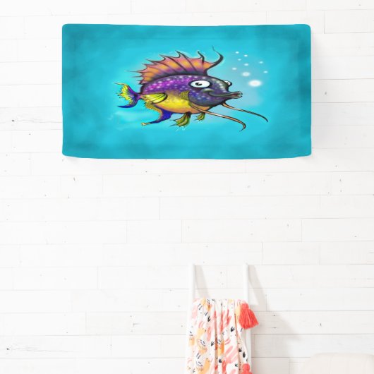 Regenboogvis Poster Spandoek (Insitu)