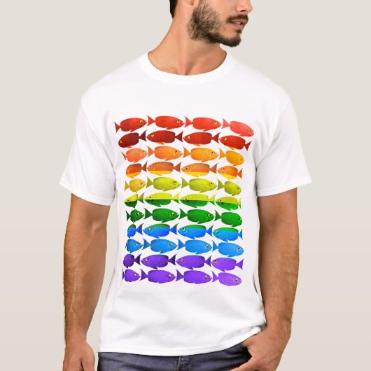 Regenboogvis Pride T-Shirt (Voorkant)