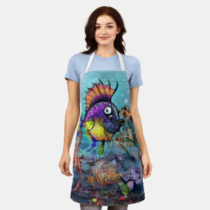 Regenboogvis Schort