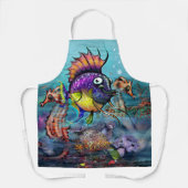 Regenboogvis Schort (Voorkant)