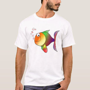 Regenboogvis T-shirt