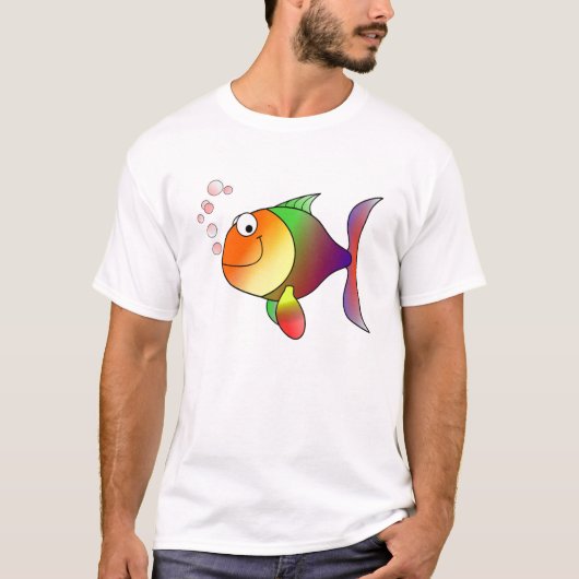 Regenboogvis T-shirt (Voorkant)