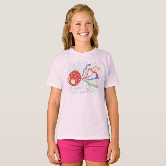 Regenboogvis T-shirt (Voorkant volledig)