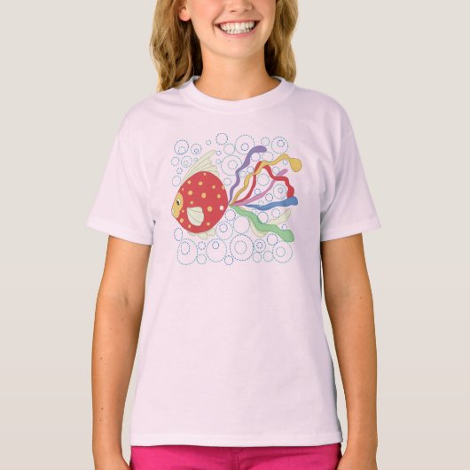 Regenboogvis T-shirt (Voorkant)