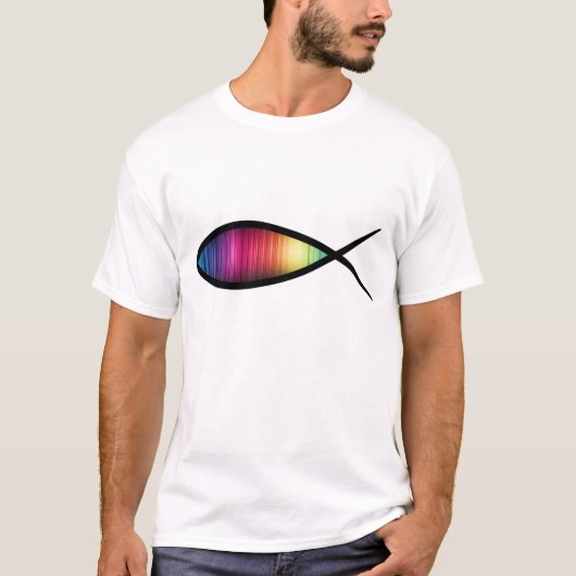 Regenboogvis T-shirt (Voorkant)
