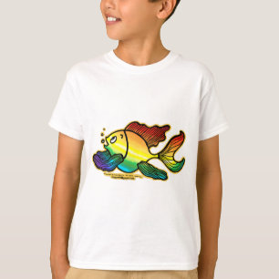 Regenboogvis T-shirt