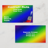 Regenboogvisitekaartje Visitekaartje (Voorkant / Achterkant)