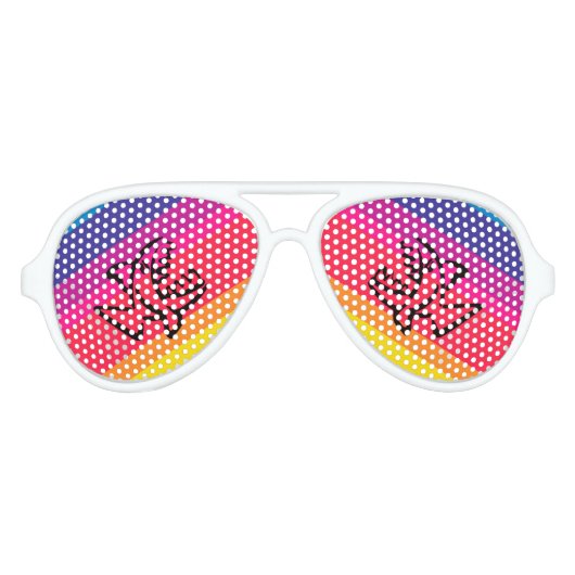Regenboogvissen Aviator Zonnebril (Voorkant)