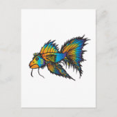 Regenboogvissen Briefkaart (Voorkant)