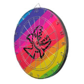 Regenboogvissen Dartbord (Voorkant Rechts)