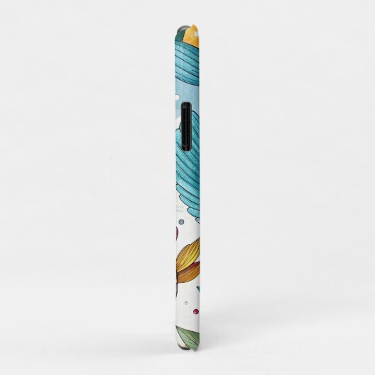 Regenboogvissen in het onderwater Case-Mate iPhone case (Achterkant/rechts)