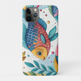 Regenboogvissen in het onderwater Case-Mate iPhone case