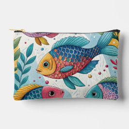 Regenboogvissen in het onderwater etui