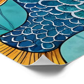 Regenboogvissen in het onderwater poster (Hoek)