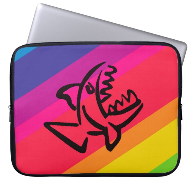 Regenboogvissen Laptop Sleeve (Voorkant)