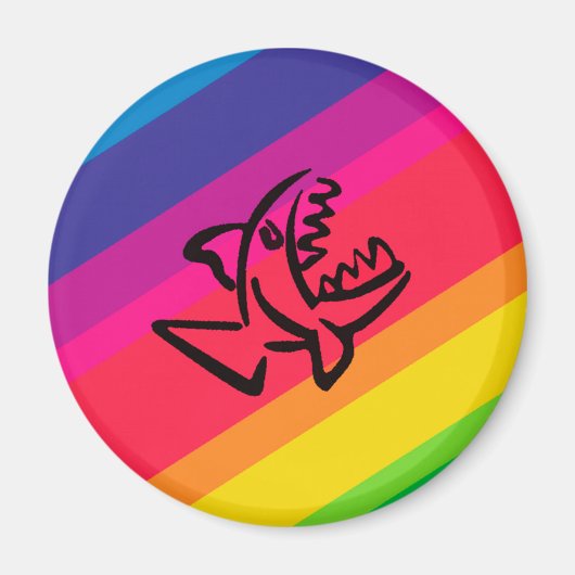 Regenboogvissen Magneet (Voorkant)