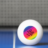 Regenboogvissen Pingpongbal (Net)