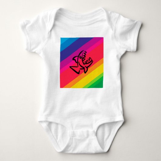 Regenboogvissen Romper (Voorkant)