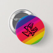 Regenboogvissen Ronde Button 5,7 Cm (Voorkant /achterkant)