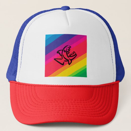Regenboogvissen Trucker Pet (Voorkant)