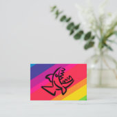 Regenboogvissen Visitekaartje (Staand voorkant)
