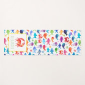 Regenboogvisserij Waterverf onder de Kinderen van Yogamat (Voorkant (horizontaal))