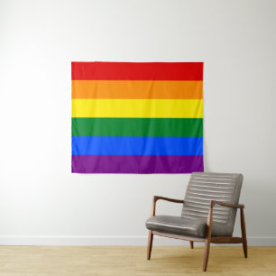 Regenboogvlag 50 x 60 wandkleed