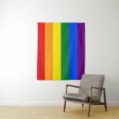 Regenboogvlag 50 x 60 wandkleed (In situ)