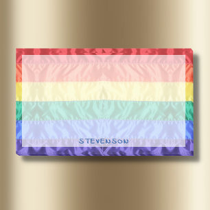 Regenboogvlag aangepaste naam regenboogstrepen LGB Post-it® Notes