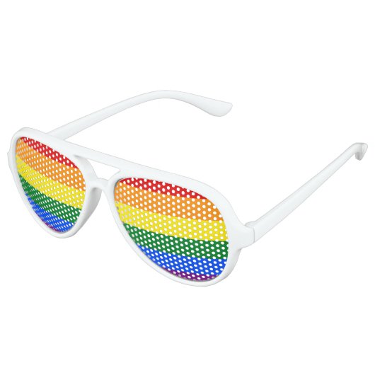 Regenboogvlag Aviator Zonnebril (Gekanteld)