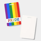 Regenboogvlag Badge & LGBT, Pride (Voor- en achterkant)