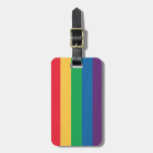Regenboogvlag Bagagelabel (Voorkant verticaal)