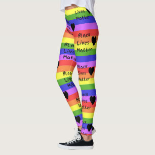 Regenboogvlag Black Lives Matter Tekst LGBTQ Leggings