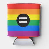 Regenboogvlag Blikjeskoeler (Voorkant)
