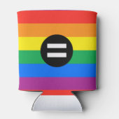 Regenboogvlag Blikjeskoeler (Achterkant)