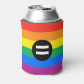 Regenboogvlag Blikjeskoeler (Blikje Achterkant)