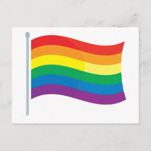 Regenboogvlag Briefkaart