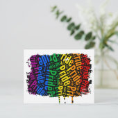 Regenboogvlag-Briefkaarten - Gepersonaliseerd Briefkaart (Staand voorkant)