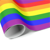 Regenboogvlag Cadeaupapier (Rol Hoek)